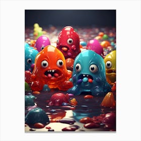 Monsters 2 Canvas Print