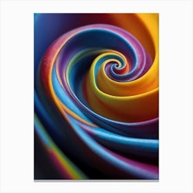 Colorful Swirl Canvas Print