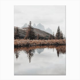 Glacial Alpine Lake Canvas Print