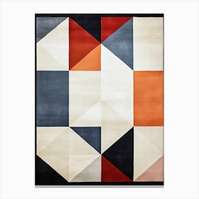 Dynamic Geometry; Mid Century Abstract Fusion Canvas Print