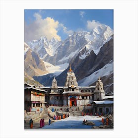 Hindu Temple 12 Canvas Print