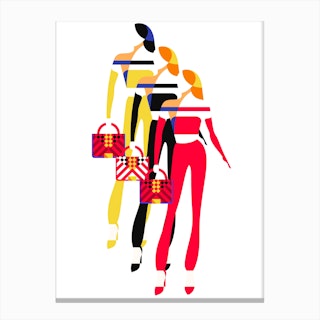 Stylish Women Canvas Print
