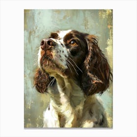 Springer Spaniel.Generated AI. Wall Art Print 1 Canvas Print