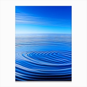 Water Ripples Waterscape Photography 1 Canvas Print