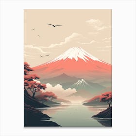 Mount Fuji Japan 3 Hiking Trail Landscape Canvas Print