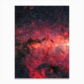 Red Milky Way Canvas Print