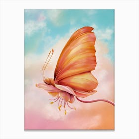 Butterfly In The Sky 3 Canvas Print