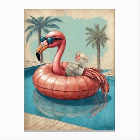 Flamingo 13 Canvas Print