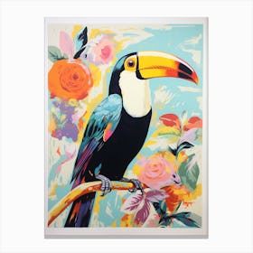 Colourful Bird Painting Toucan 3 Canvas Print
