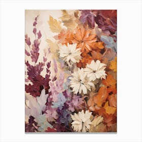 Fall Flower Painting Cineraria 1 Canvas Print