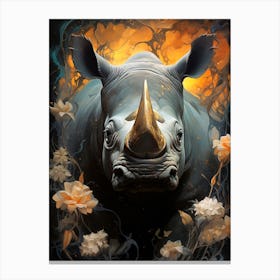 Rhinoceros Canvas Print