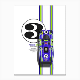 Porsche 917 Hippie Car No. 3 Canvas Print