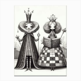 King And Queen 1 Canvas Print