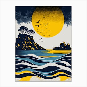 Moon In The Sky Canvas Print