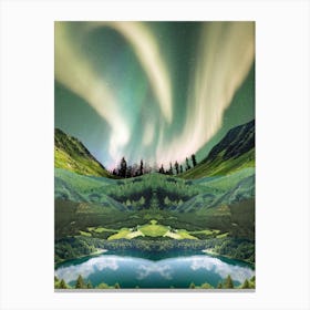 Emerald Aurora Canvas Print