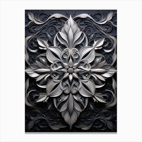 Symmetrical Mandalas Geometric Illustration 30 Canvas Print