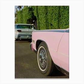 Pink Cadillac V on Film Canvas Print