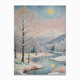 Winter Pastel Canvas Print