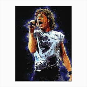 Spirit Mick Jagger Canvas Print