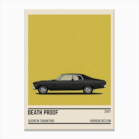 Death Proof Car Canvas Print