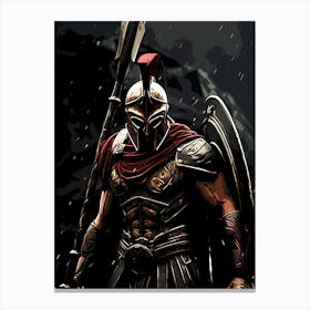 muscle Spartan 300 Warrior movie Canvas Print