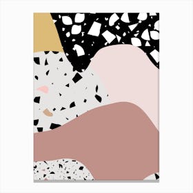 Terrazzo Pink 2 Canvas Print
