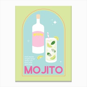 Mojito Cocktail Canvas Print