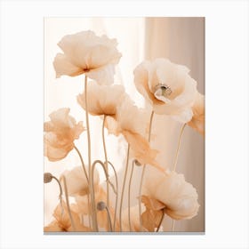 Boho Dried Flowers Poppy 6 Canvas Print