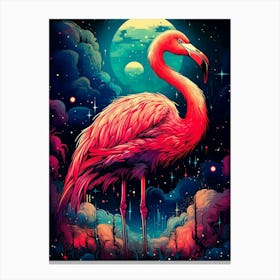 Pink Flamingo 2 Canvas Print