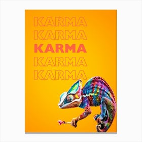 Karma Chameleons Canvas Print
