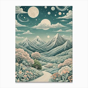 Winter Planet Canvas Print