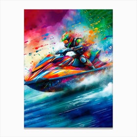 Jet Ski Rider 1 Canvas Print