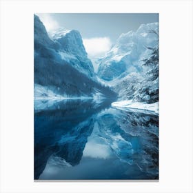 Snowy Mountains 1 Canvas Print