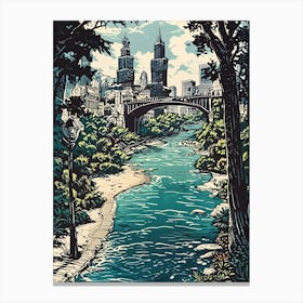 Brooklyn River Canvas Print