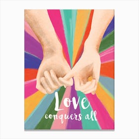 Love Conquers All Canvas Print