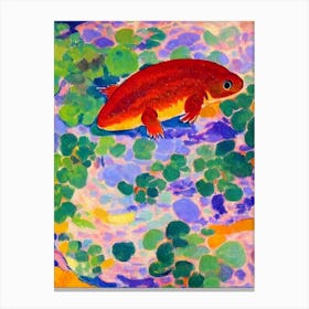 Japanese Giant Salamander Matisse Inspired Canvas Print