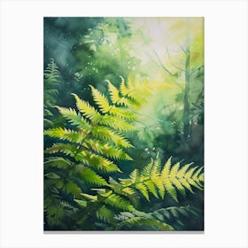 Boston Fern Painting 4 Canvas Print