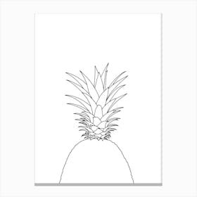 PineApple Line Art Stampe su tela