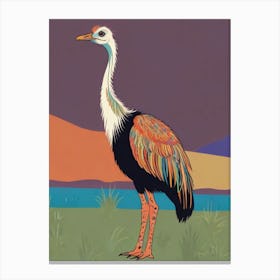 Ostrich 1 Canvas Print