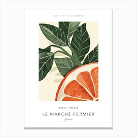 Guava Le Marche Fermier Poster 2 Canvas Print