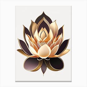 Lotus Flower, Buddhist Symbol Fauvism Matisse 3 Canvas Print