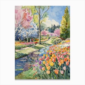 Tulip Garden 3 Canvas Print