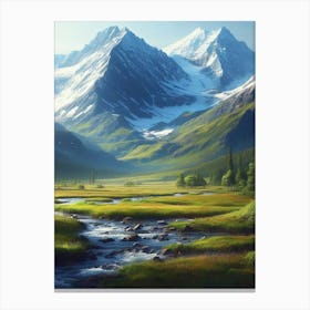 Mountain Landscape 2 Canvas Print