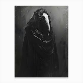 Raven In The Night Canvas Print