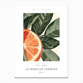 Guava Le Marche Fermier Poster 3 Canvas Print