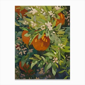 Oranges On The Tree Canvas Print