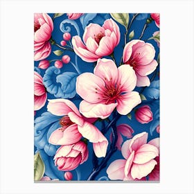 Floral Wallpaper 2 Canvas Print