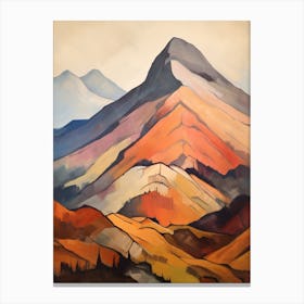 Beinn Dorain Scotland Mountain Painting Canvas Print