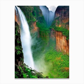 Gocta Cataracts, Peru Majestic, Beautiful & Classic (1) Canvas Print