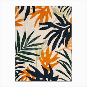 Maranta Minimalist Block Print 2 Canvas Print